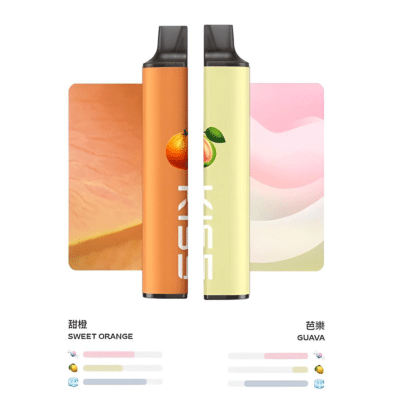 kiss一次性電子煙 甜橙，芭樂